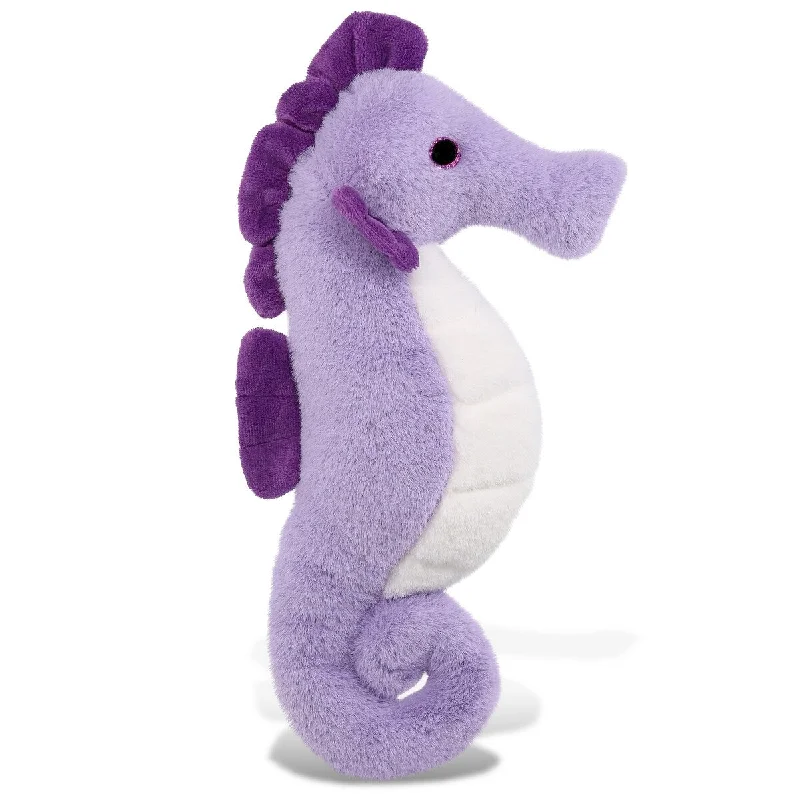 DolliBu Purple Seahorse Super Soft Stuffed Animal for Kids and Adults - 12 inches