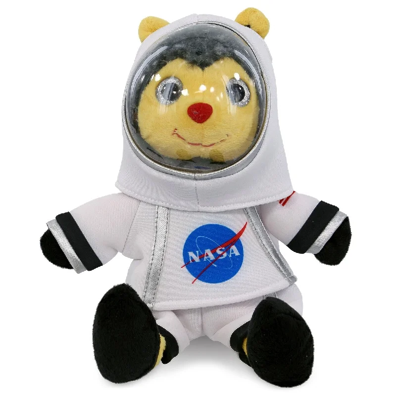 DolliBu Sitting Bee Astronaut Plush Toy w/ Space Helmet and NASA Suit - 7 inches