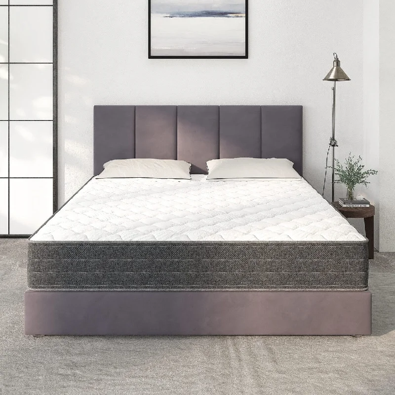 Full Mattress, 8 Inch Victoria Hybrid Cooling Gel Infused Pocket Spring and Memory Foam Mattress, Full Mattress Bed in a Box