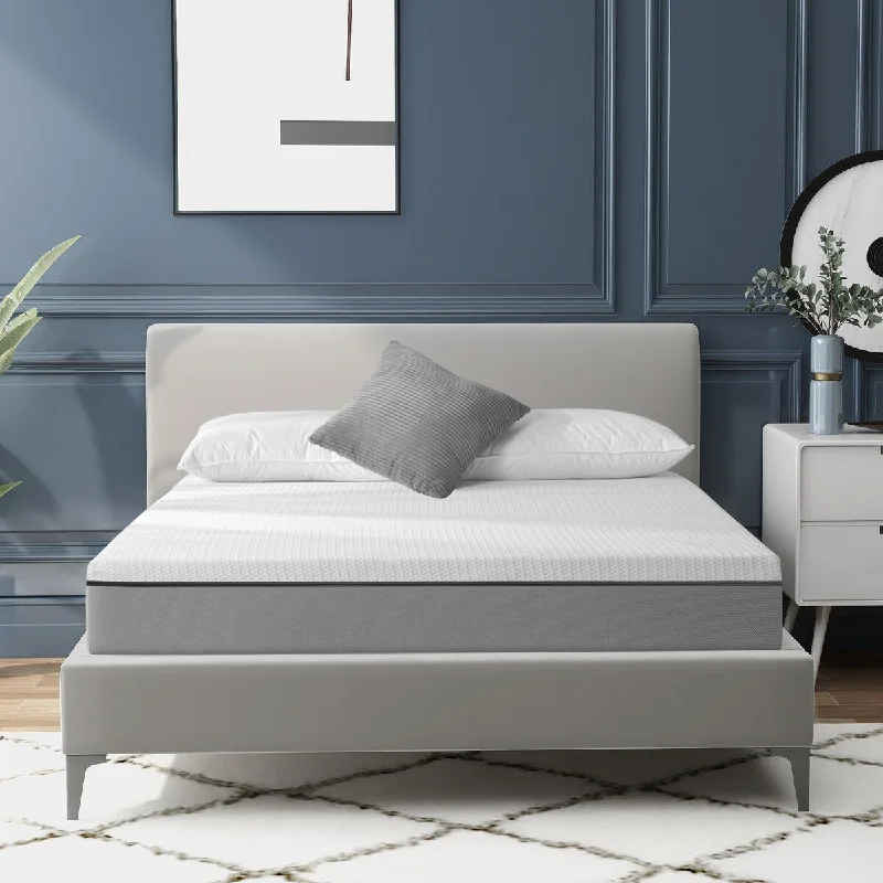 Nestfair 12 Inches Gel and Charcoal Infused Memory Foam Mattress