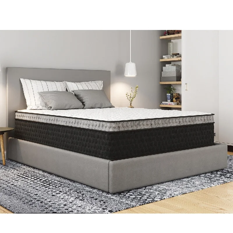 Queen Size Nova Lux Hybrid 14" Mattress - Firm Support