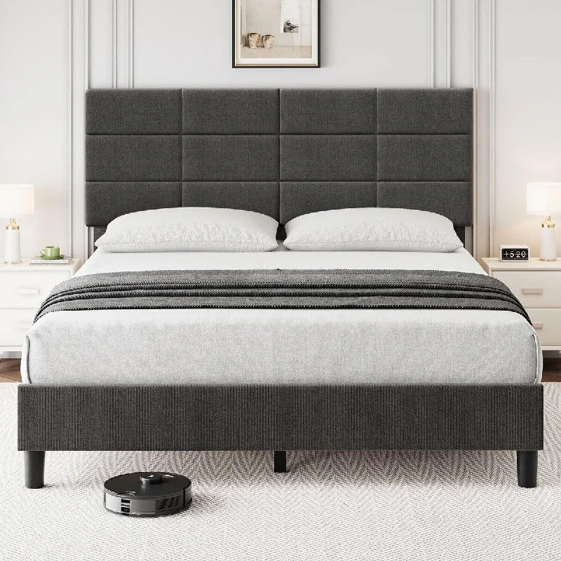 Full Size Bed Frame with Headboard