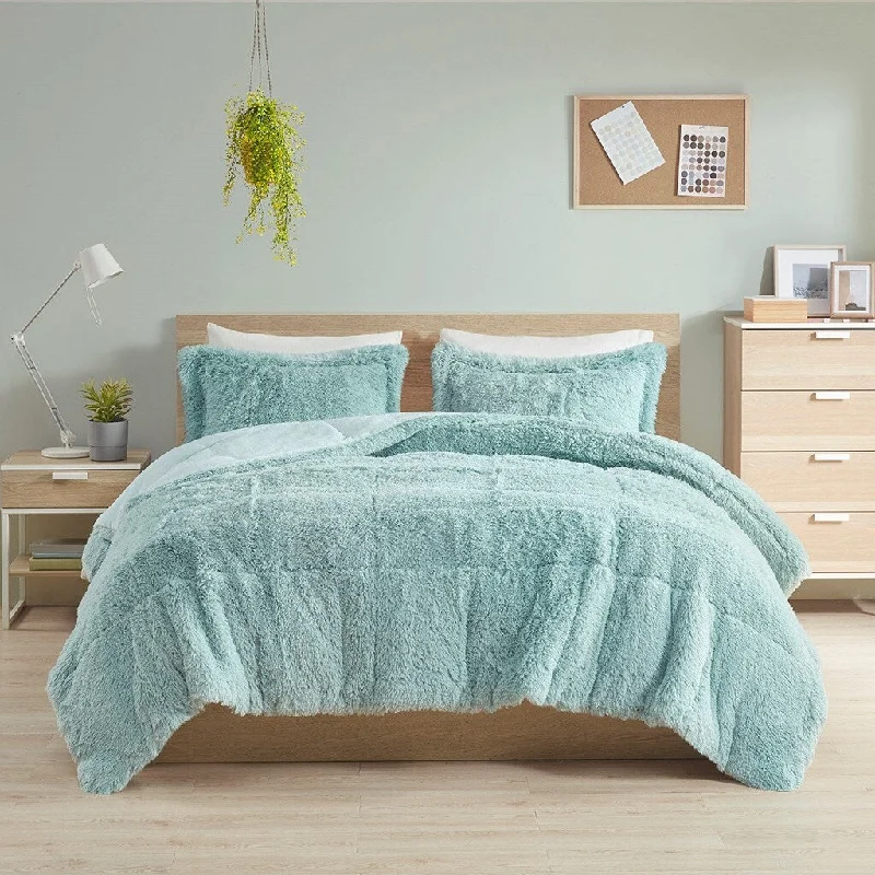 Shaggy Long Comforter Mini Set